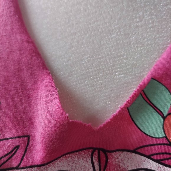 Torrid  NWT Pink Tie Dyed Skull Choker  Tee Shirt Womens 3X - Picture 8 of 11